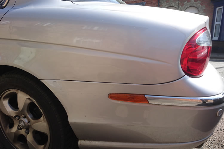 januar X Type after dent removal